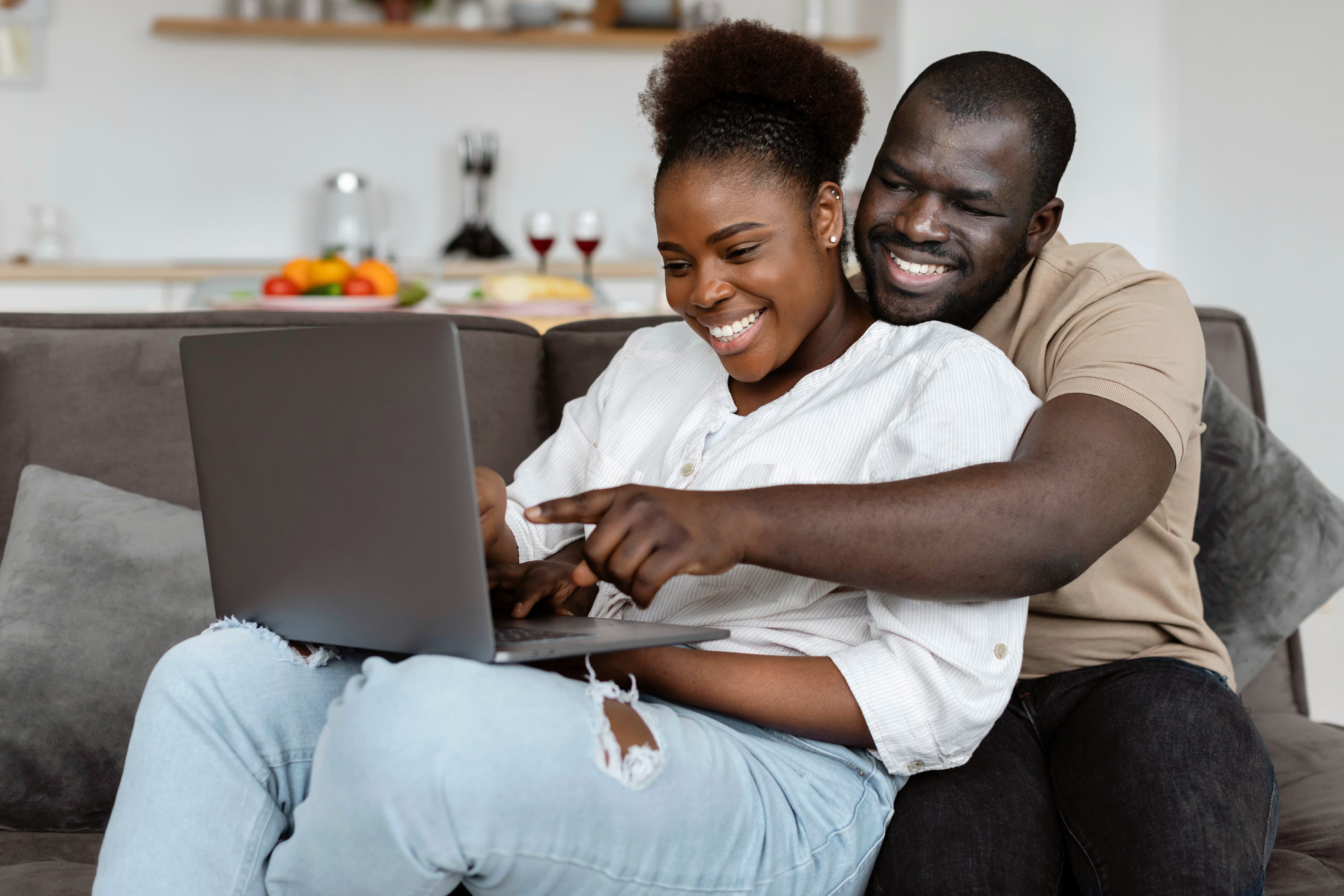 A graph showing positive credit score growth